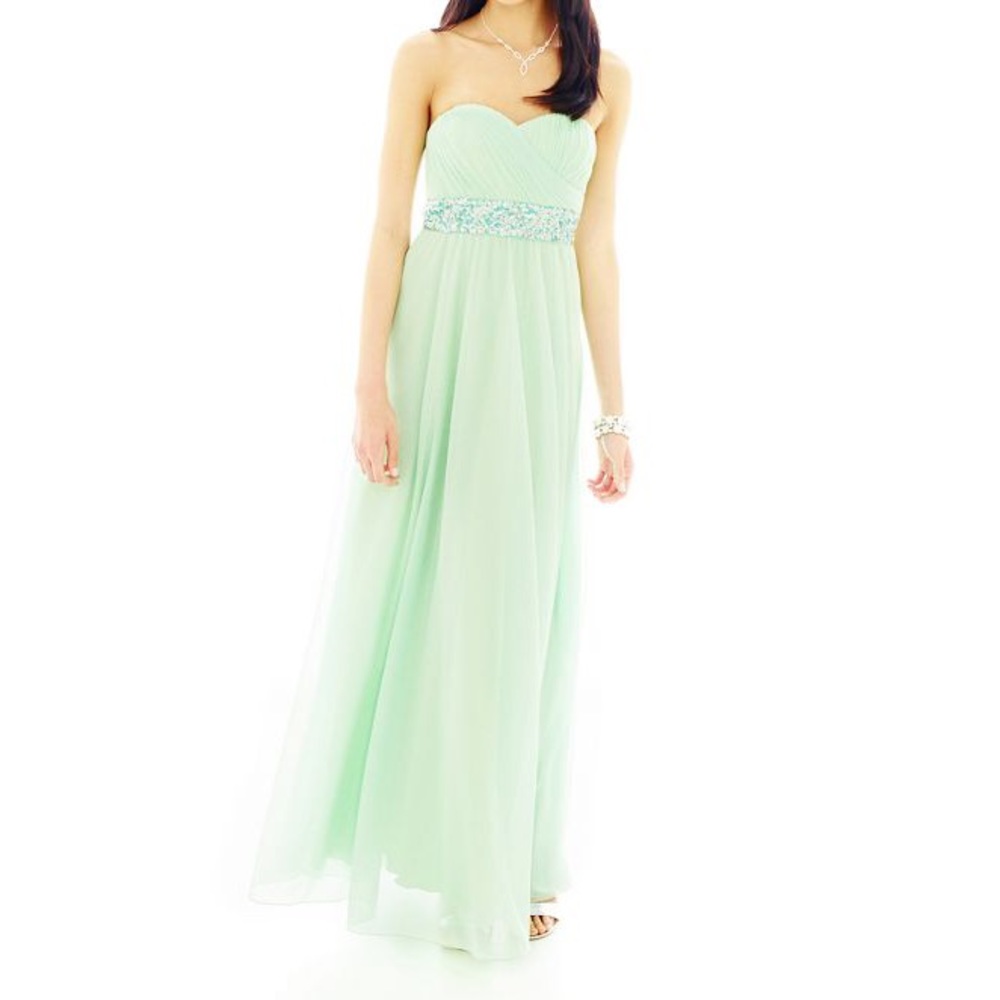 Sea-foam Green Prom Dress
